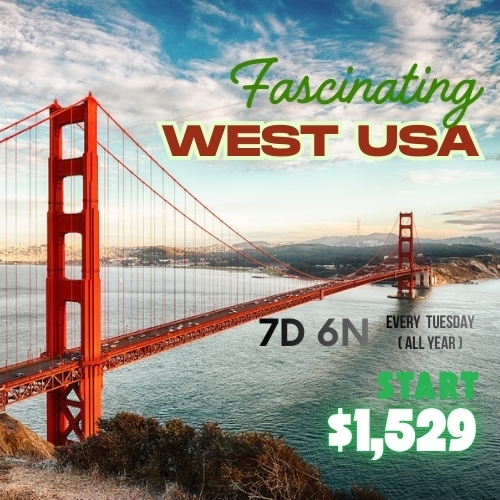 Fascinating West USA 7days 6nights