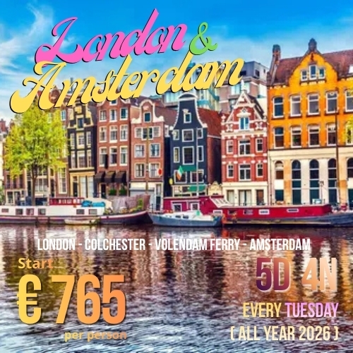 London and Amsterdam 5D 4N