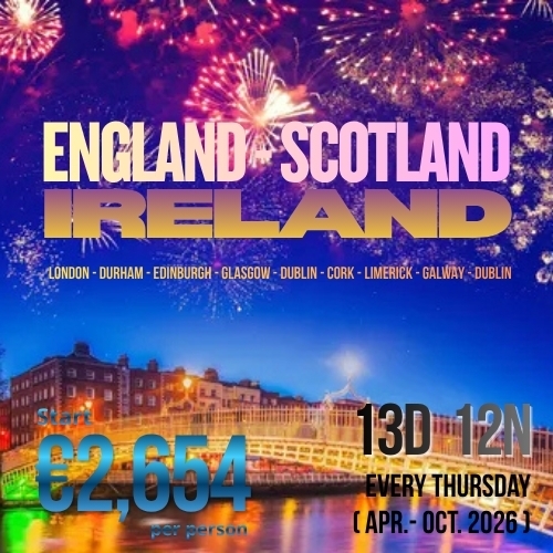 England, Scotland and Ireland end Dublin 13D 12N