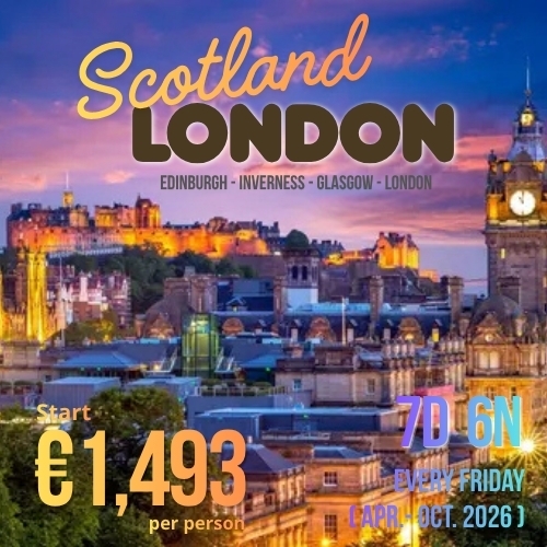 Scotland end London 7D 6N