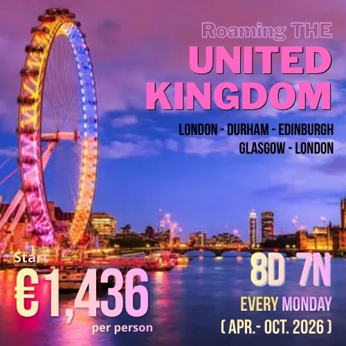 Roaming the United Kingdom 8D 7N